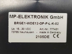 MP-Elektronik 777431 BRGE1-WDE12-OP-P-L-K-02 Rotary Encoder