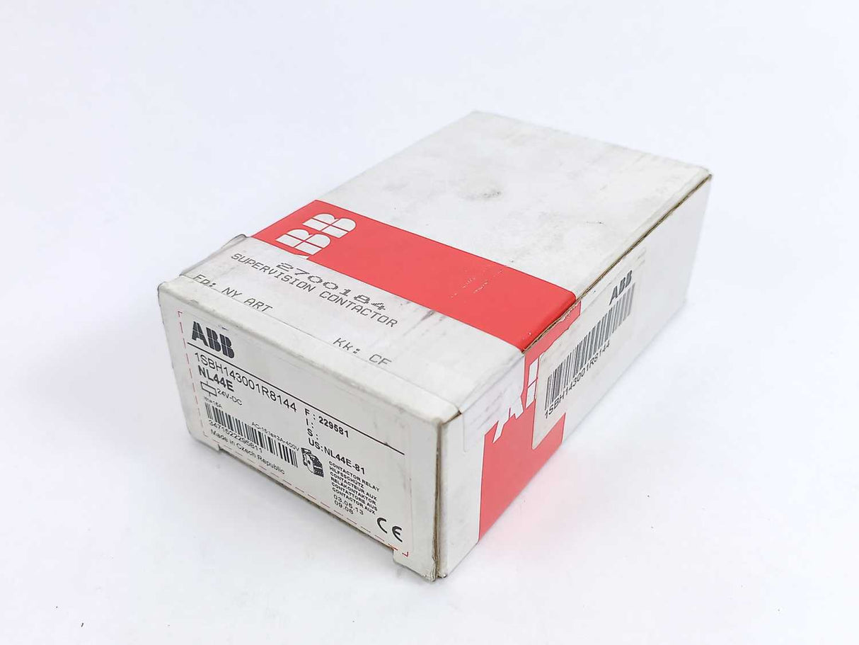 ABB 1SBH143001R8144 NL44E-81 Contactor w/ R81 24VDC Coil