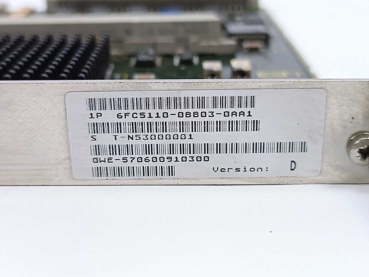 Siemens 6FC5110-0BB03-0AA1 SINUMERIK 840C/840CE MMC CPU 486SX VB 8 MB RAM