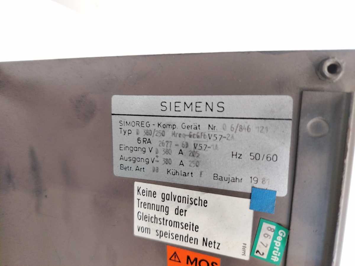 Siemens 6RA2677-6DV57-1A SIMOREG
