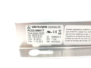 Saia-Burgess PCD3.M9K17 KRM Control