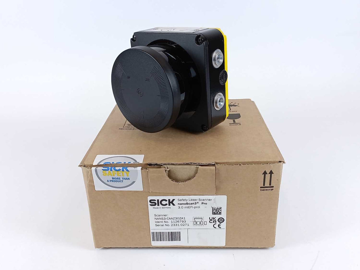 SICK 1126793 NANS3-CAAZ30ZA1 Safety Laser Scanner: NanoScan3 Pro