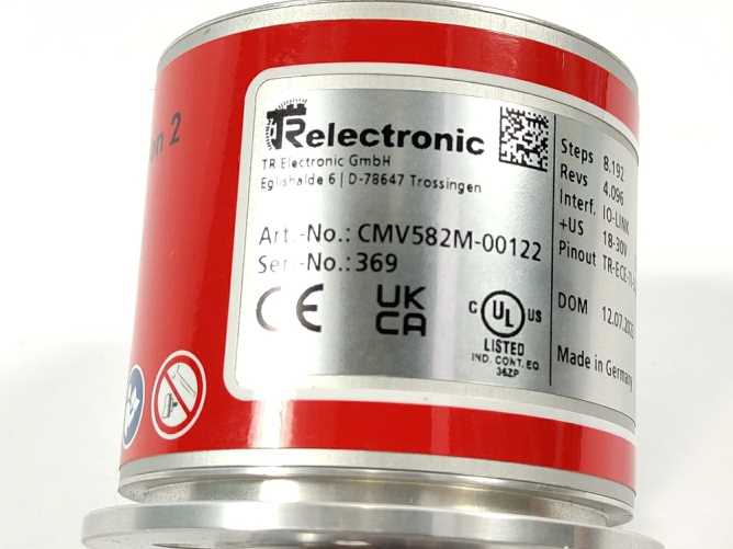 TR Electronic CMV582M-00122 Encoder steps: 8192 IO-Link