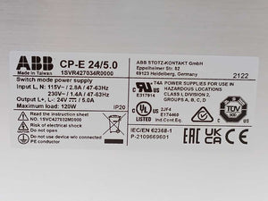 ABB 1SVR427034R0000 CP-E 24/5.0 Power Supply