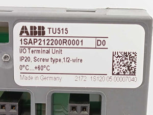 ABB 1SAP212200R0001 TU515 I/O Terminal Unit