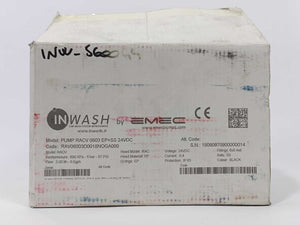 emec RAV06003D0018NOGA000 PUMP RACV 0603 EP+SS 24VDC 4X6 w/ accessories