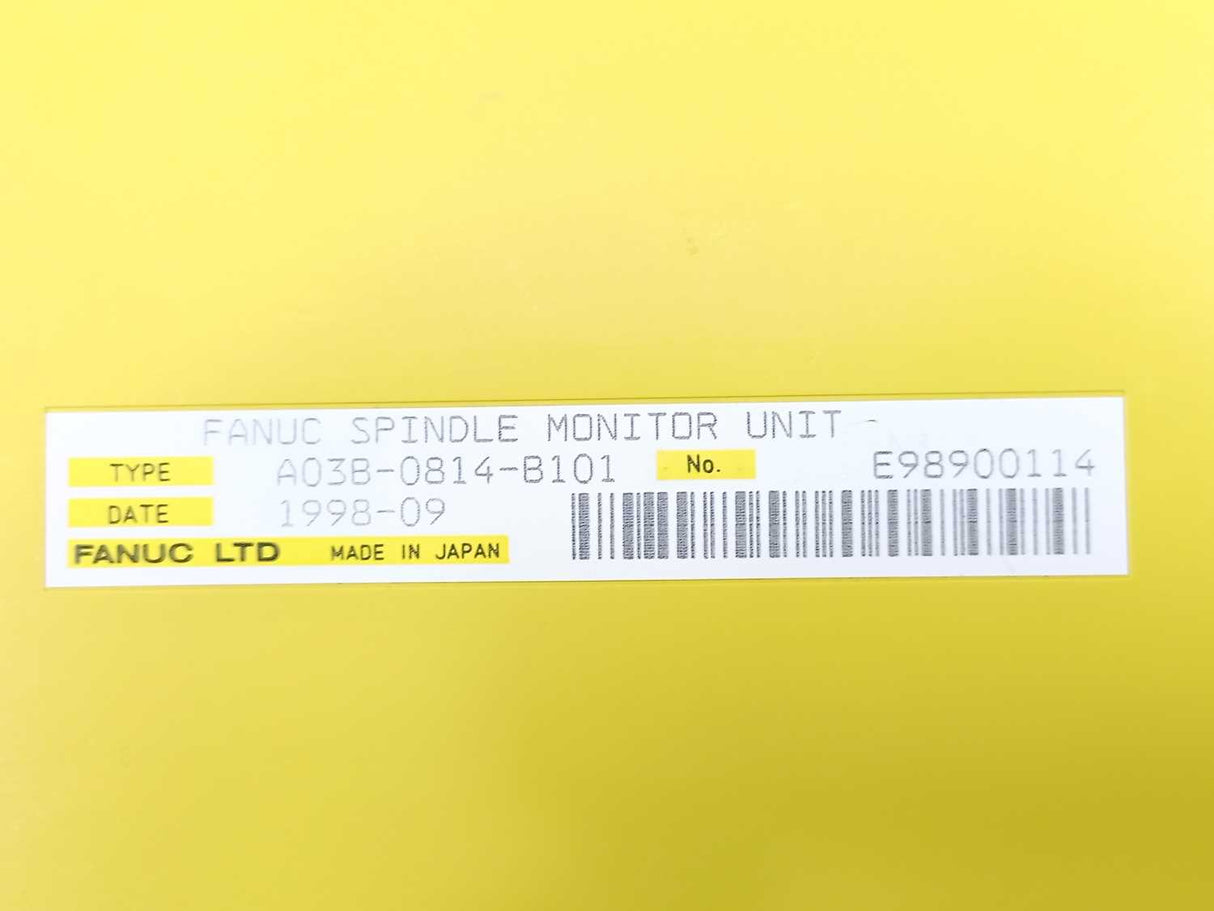Fanuc A03B-0814-B101 Spindle Monitor Unit