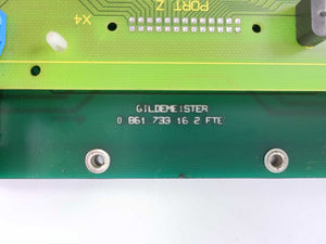 Gildemeister IN0853334 0.861.733-16.2 FTE 0.861.068-11.2 Keypad Operator Panel
