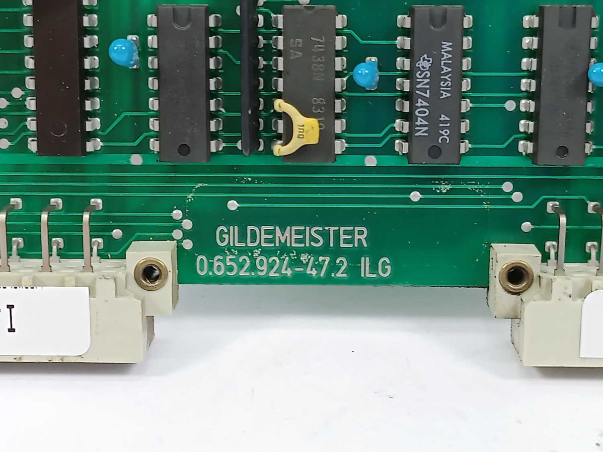 Gildemeister 0.652.924-47.2 IN9853348 ILG AES 9 Control Board
