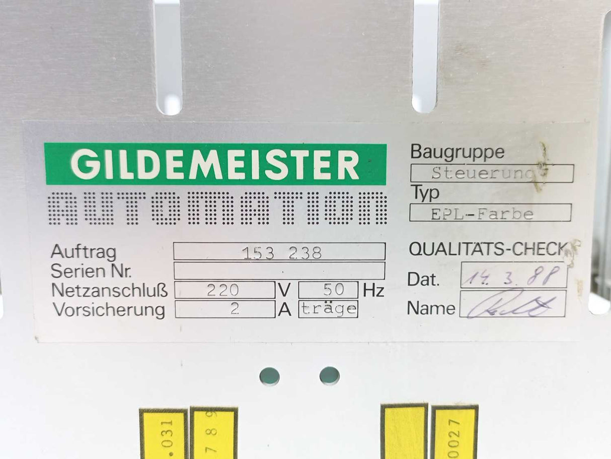 Gildemeister 0.854.031 EPL-Farbe Rack