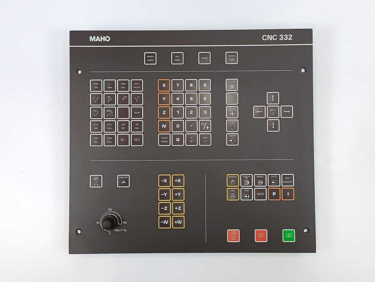 HEIDENHAIN 23705001 TE332, Machine Keyboard Control Device 237 050 01