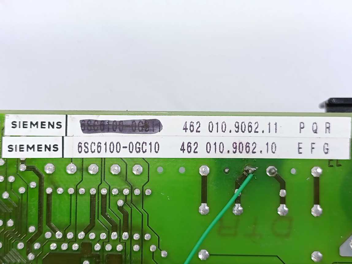 Siemens 6SC6100-0GC10 462 010.9062.10 SIMODRIVE Power Supply Board