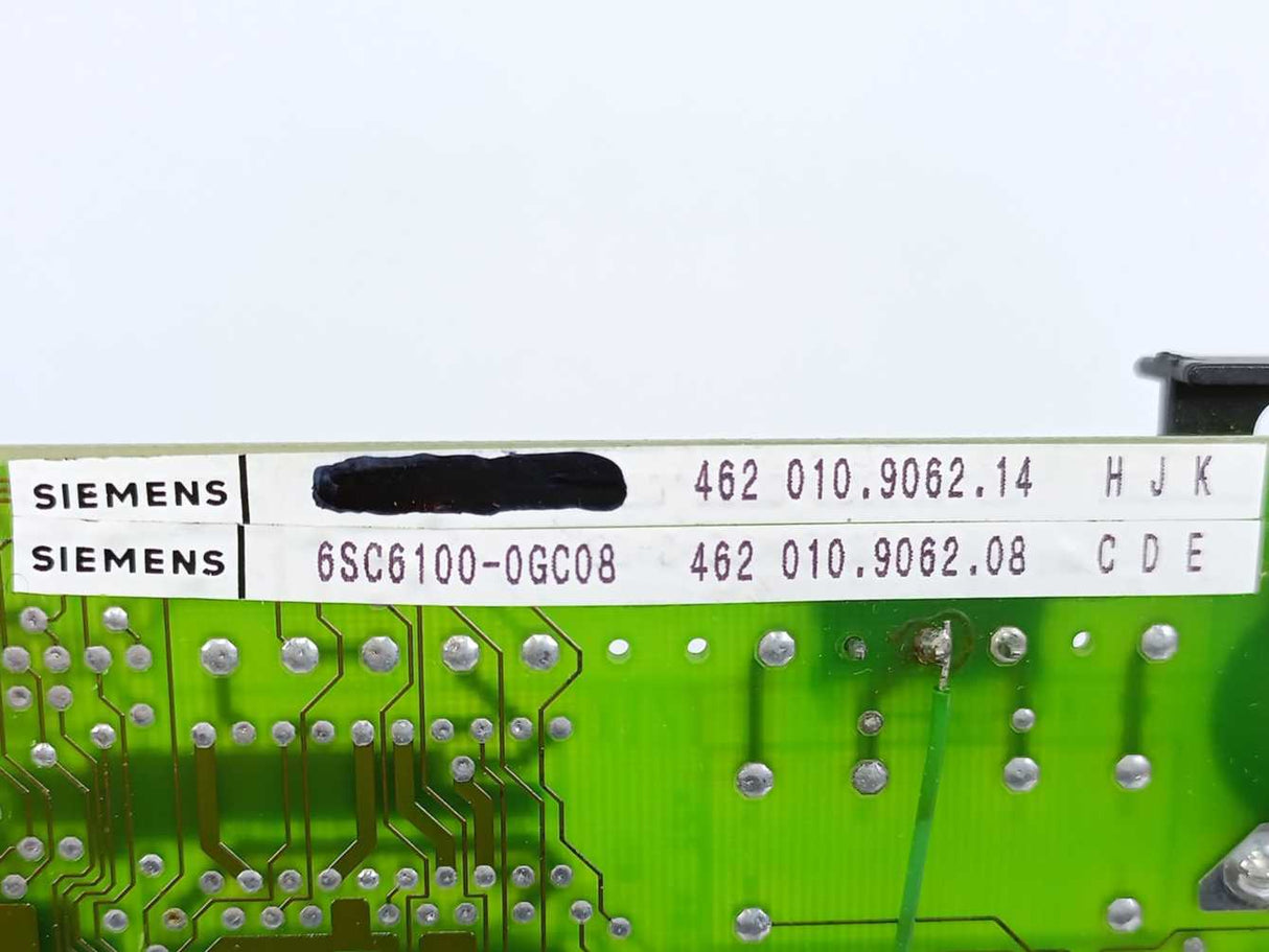 Siemens 6SC6100-0GC08 462 010.9062.08 SIMODRIVE Power Supply Board