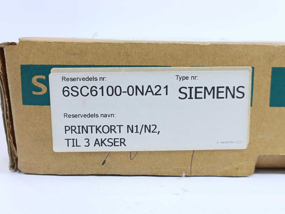 Siemens 6SC6100-0NA21 & 6SC6100-0SA21 SIMODRIVE Analog Control Board
