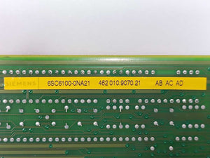 Siemens 6SC6100-0NA21 & 6SC6100-0SA21 SIMODRIVE Analog Control Board