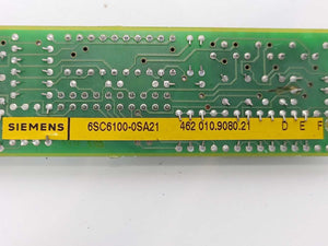 Siemens 6SC6100-0NA21 & 6SC6100-0SA21 SIMODRIVE Analog Control Board