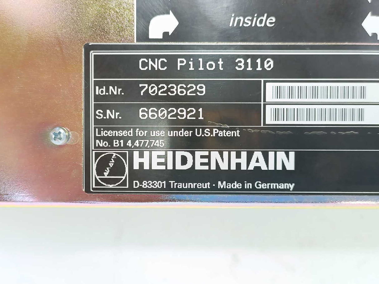 HEIDENHAIN IN33040213 7023629 CNC Pilot 3110