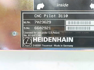 HEIDENHAIN IN33040213 7023629 CNC Pilot 3110