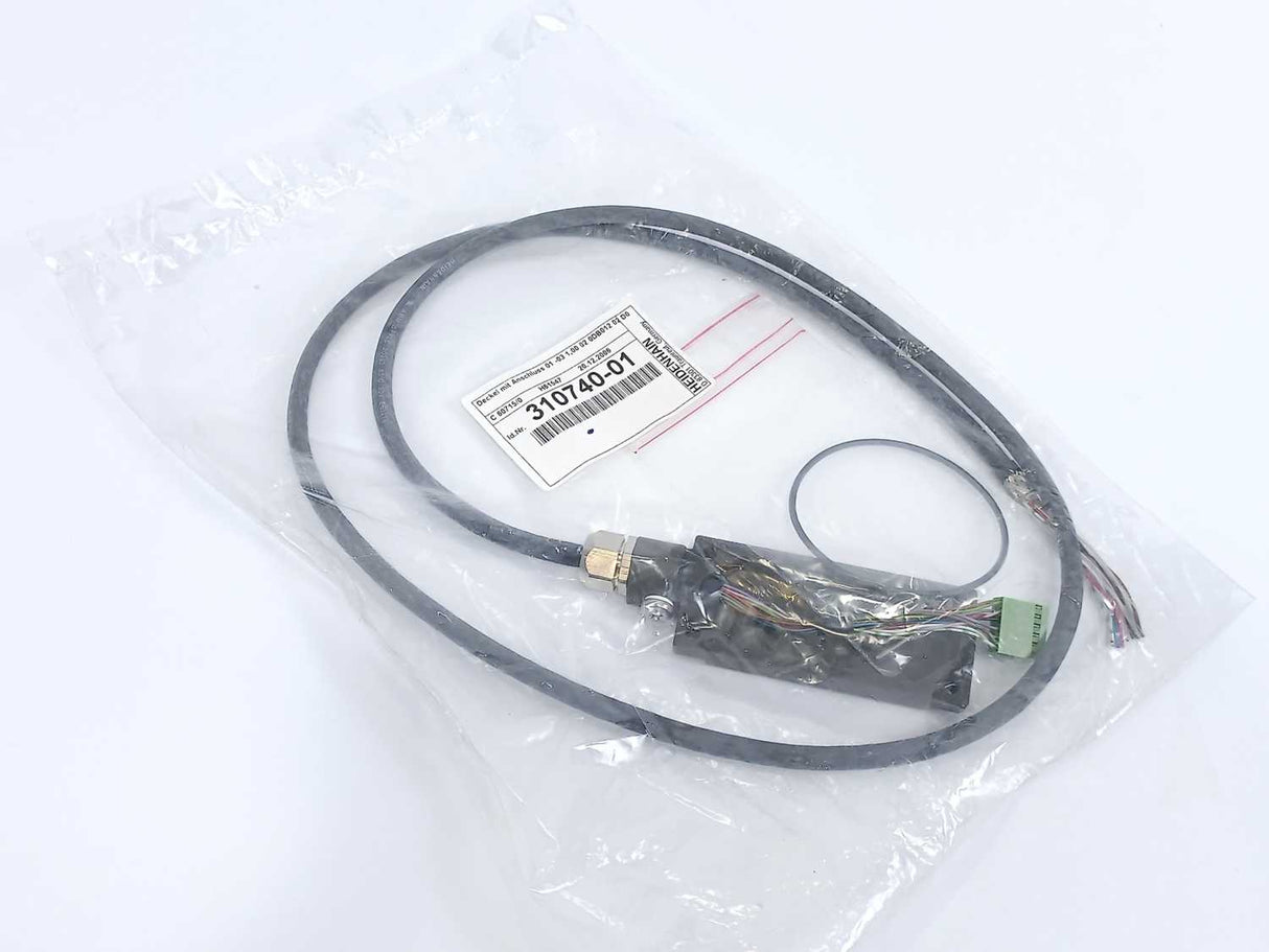 HEIDENHAIN 310740-01 01-03 1.00 02 0DB012 02 D001 .. 0.00 Cover w/ Connection 1m