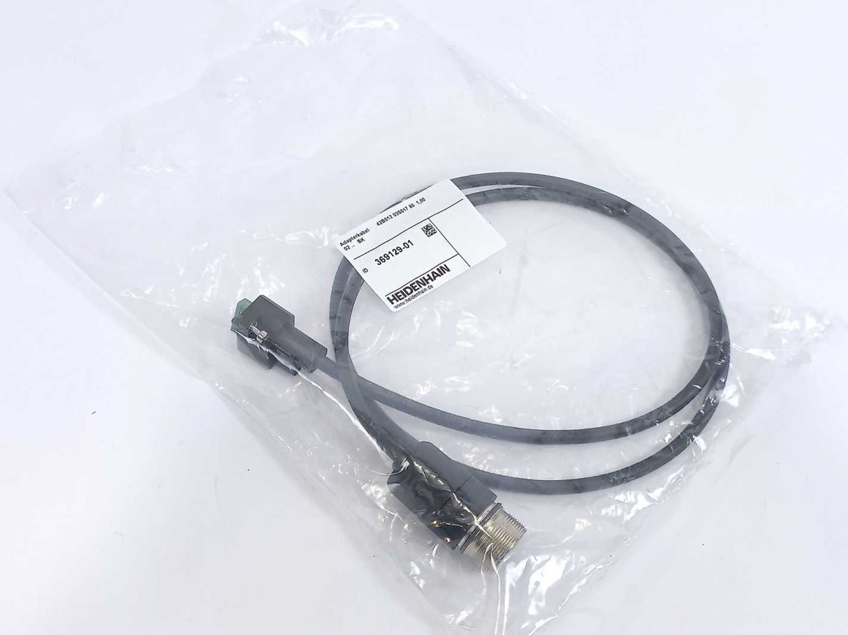 HEIDENHAIN 369129-01 42B012 03S017 80 1.00 02 .. BK Adapter Cable 1m