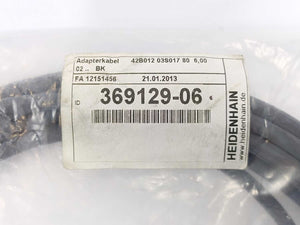 HEIDENHAIN 369129-06 42B012 03S017 80 6.00 02 .. BK Adapter Cable 6m