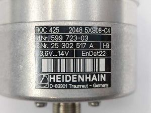 HEIDENHAIN 599723-03 ROC 425 2048 5XS08-C4 A 0.00 .. 73A01C 64 01 Rotary Encoder