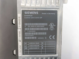 Siemens 6SL3040-0LA00-0AA0 SINAMICS Control Unit CU310 DP