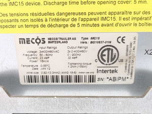 Mecos IMC15 BG10837-01NI Magnetic Bearing and Motor Controller