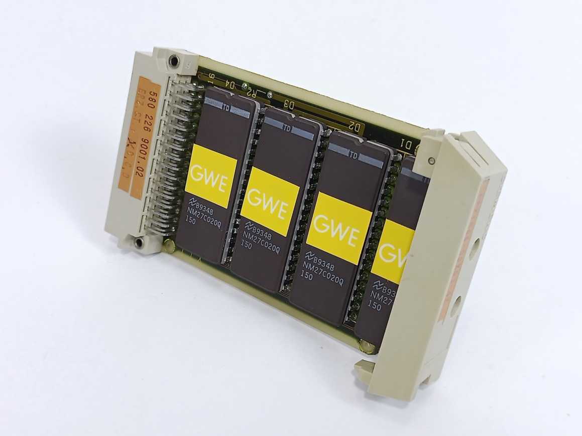 Siemens 6FX1866-0BX03-4F 580 226 9001.02 Module Card