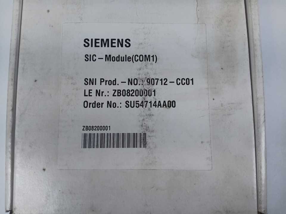 Siemens SU54714AA00 SIC-Module (COM1) 90712-CC01