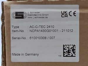 J. Schneider AC-C-TEC 2410 NCPA1430G01001 Ultracapacitor