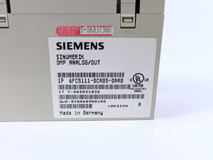 Siemens 6FC5111-0CA05-0AA0 SINUMERIK DMP ANALOG/OUT