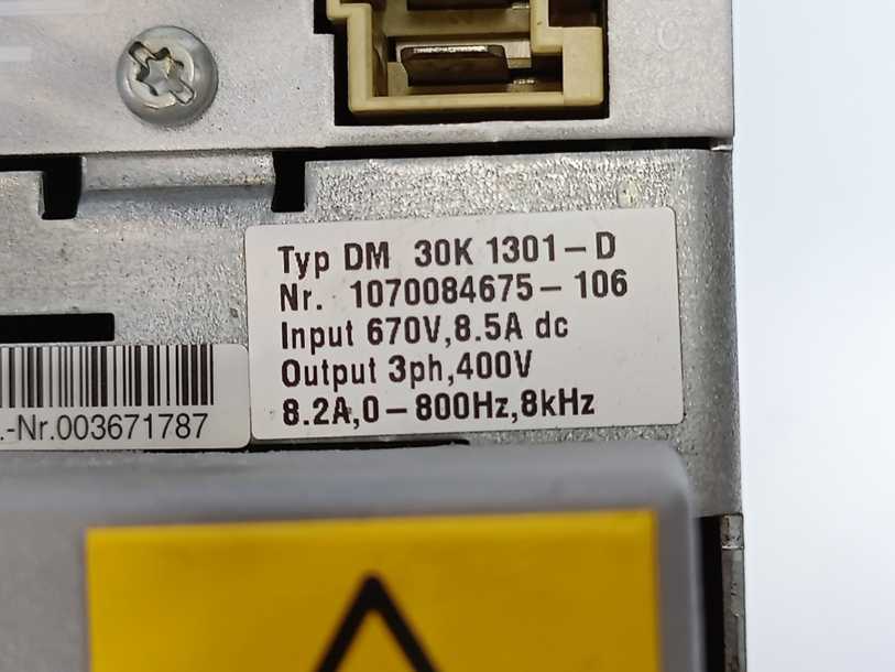 Bosch DM30K1301-D 1070084675-106, 670V, 2.5A