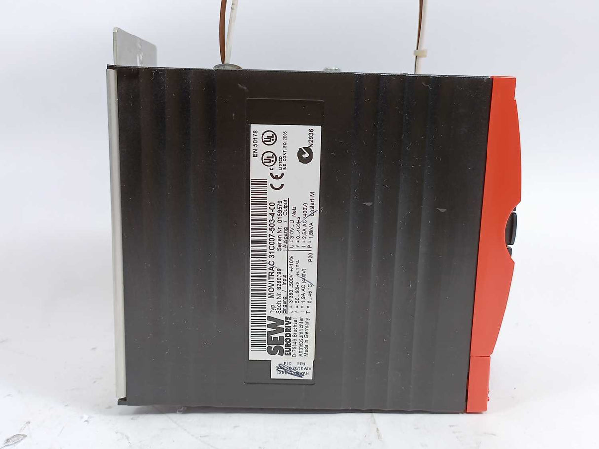 SEW-EURODRIVE  31C007-503-4-00 MOVITRAC, 8260796 W:FBG31C-08, 822997X