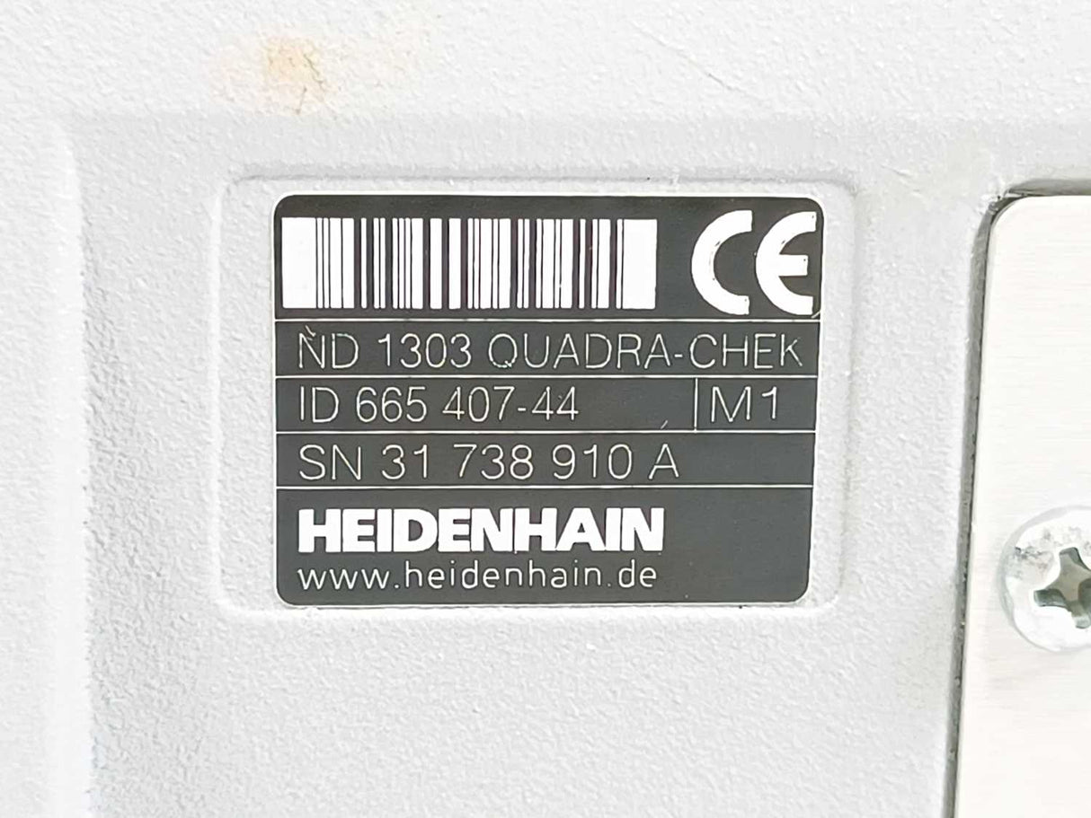 HEIDENHAIN 665407-44 ND 1303 QUADRA‑CHEK Digital Readout Unit
