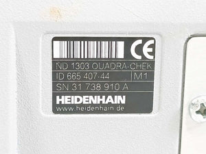 HEIDENHAIN 665407-44 ND 1303 QUADRA‑CHEK Digital Readout Unit