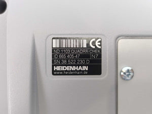 HEIDENHAIN 665405-47 ND 1103 QUADRA-CHEK Digital Readout Unit