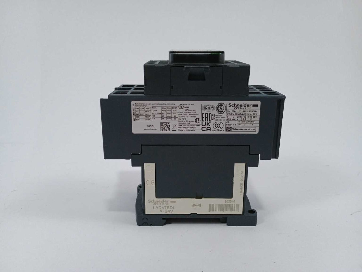 Schneider Electric LC1D183BL Contactor 24VDC