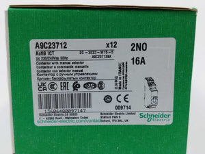 Schneider Electric A9C23712 Contactor iCT 16A 2NO 230VAC on/off  12 Pcs. Box