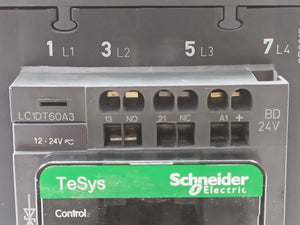 Schneider / Telemecanique LC1DT60A3BD 4 Pole Contactor 440V 60A 24VDC Coil