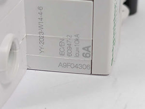 Schneider Electric A9F04306 Miniature Circuit Breaker 3P, 6A, C Curve. 4 pcs.