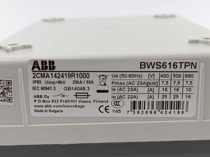 ABB 2CMA142419R1000 Safety switch BWS616TPN