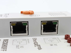 Beckhoff EK1914 EtherCAT Coupler w/ integrated digital standard and safety I/Os