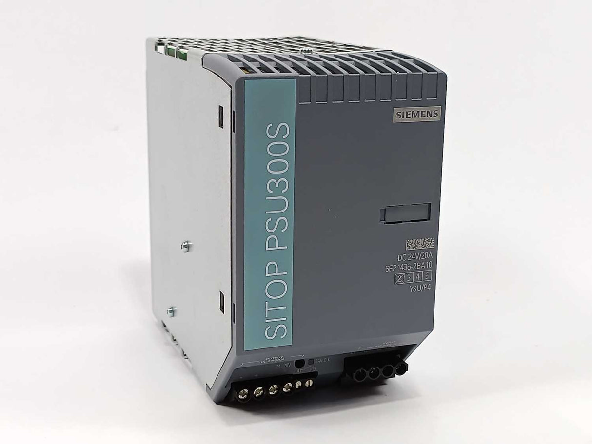 Siemens 6EP1436-2BA10 SITOP PSU300S 24V 20A Power Supply