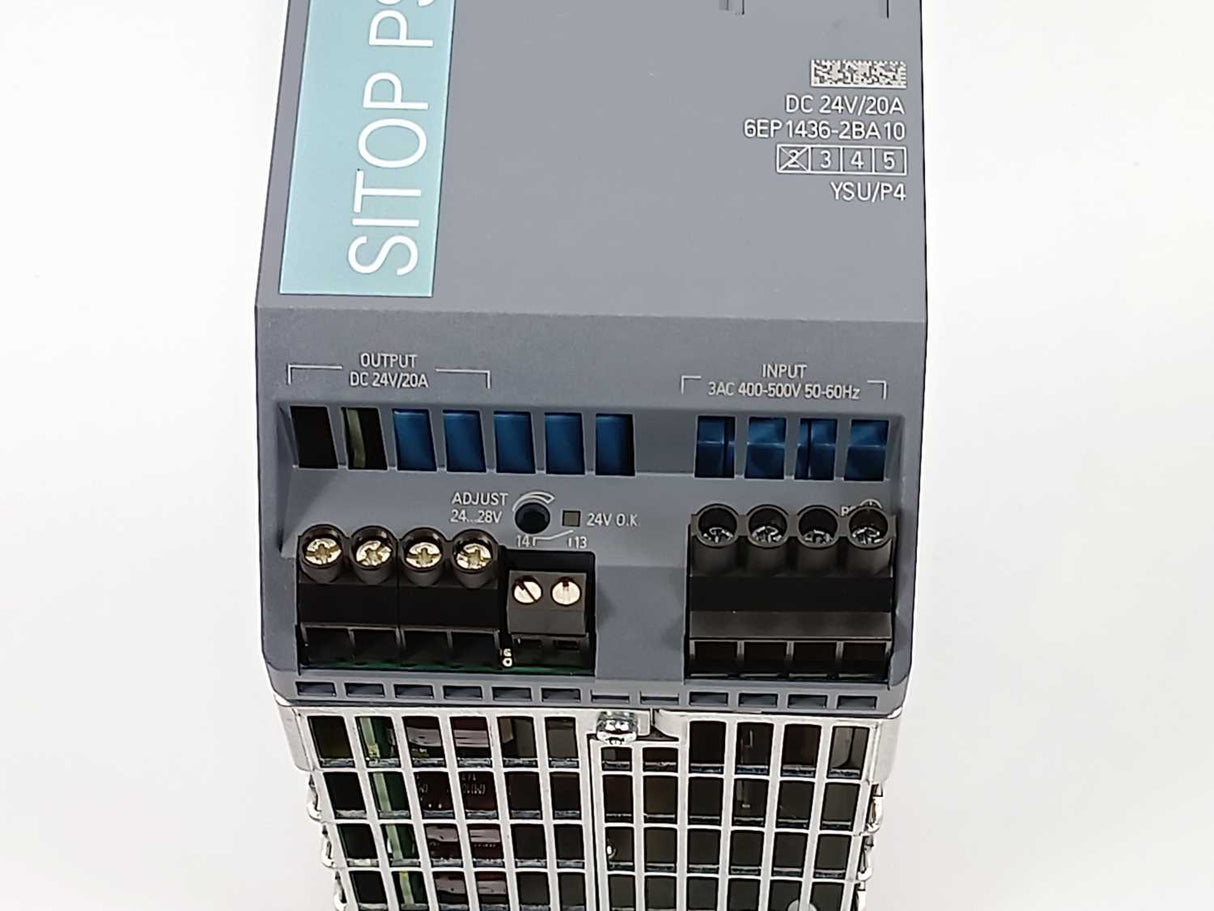 Siemens 6EP1436-2BA10 SITOP PSU300S 24V 20A Power Supply