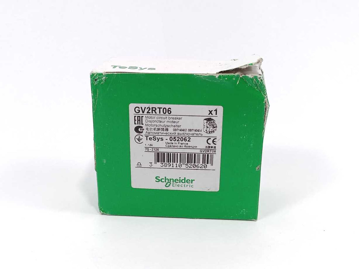 Schneider Electric GV2RT06 TeSys 052062 Motor circuit breaker