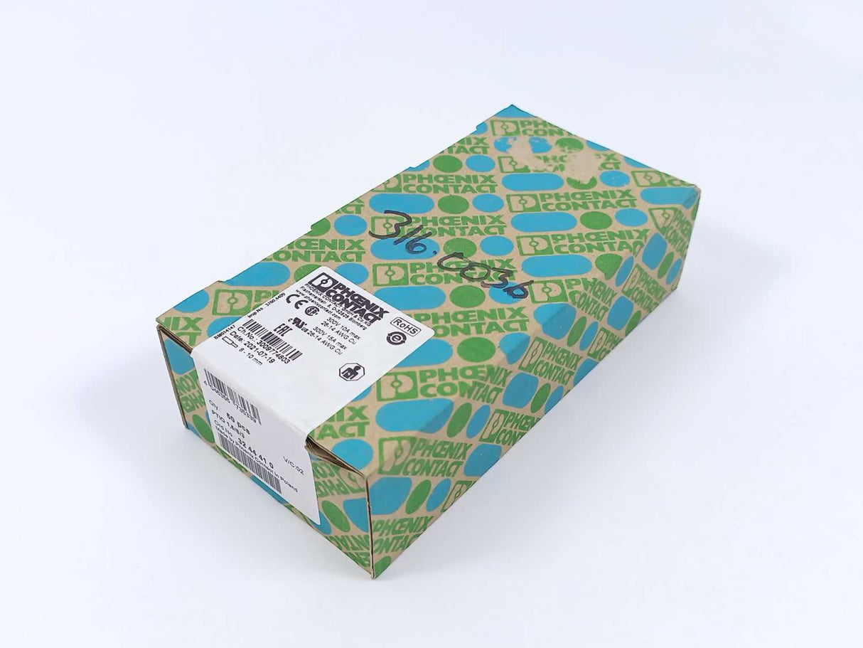 Phoenix Contact 3244410 PTIO 1,5/S/3 - Sensor/actuator terminal block. 50 Pcs.
