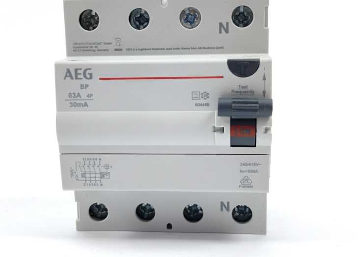 AEG EHFI 63/030-4 604480 Residual Current Circuit Breaker