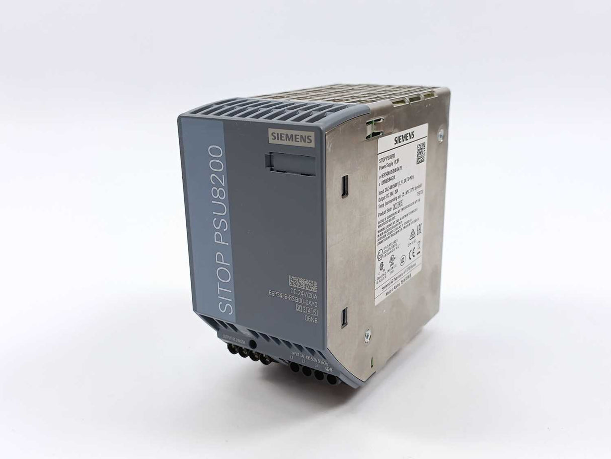 Siemens 6EP3436-8SB00-0AY0 SITOP PSU8200 24V 20A Power supply