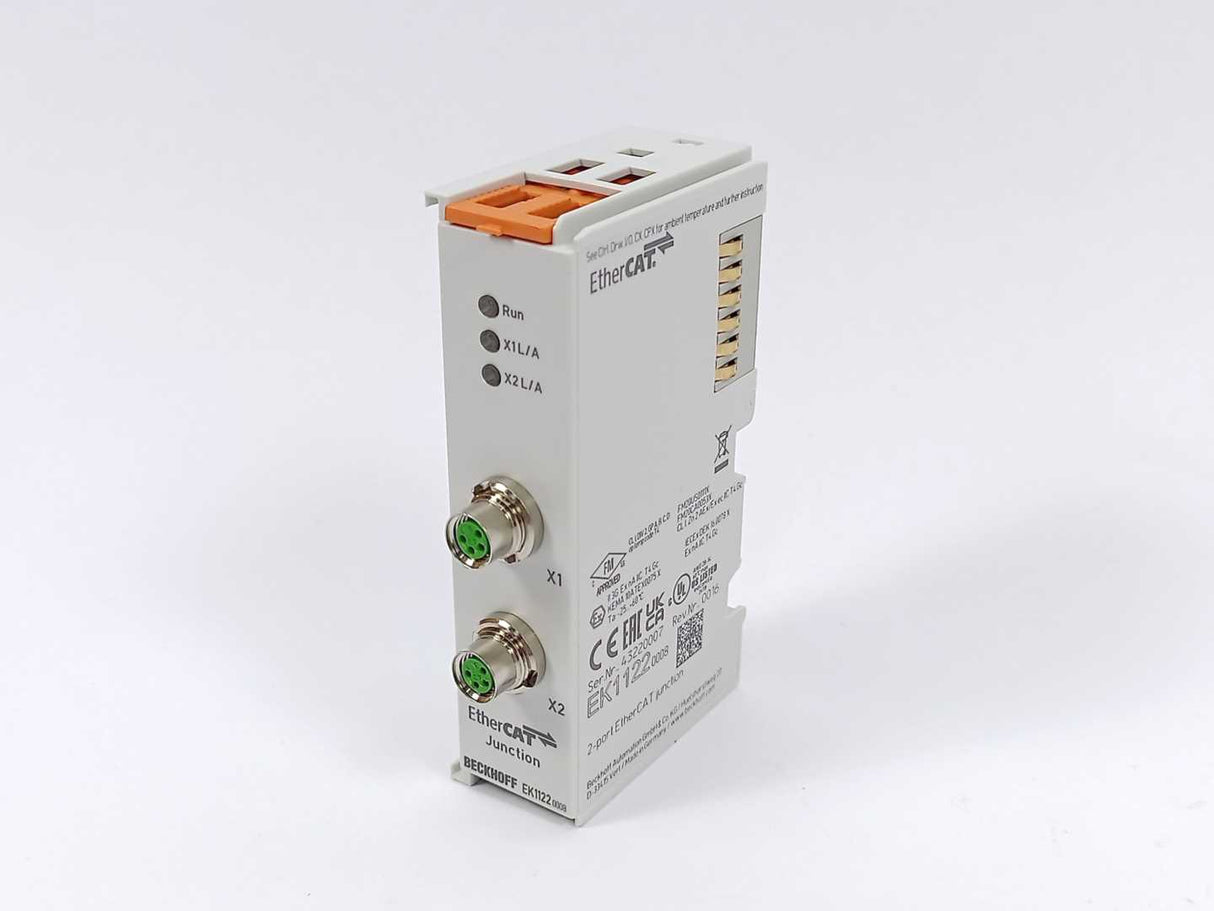 Beckhoff EK1122-0008 2-port EtherCAT Junction